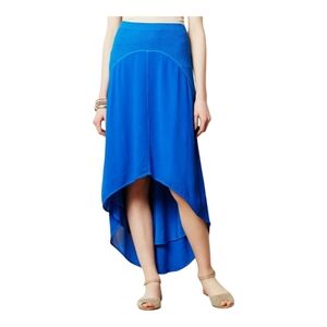 Left of Center NWT Pendulum Skirt Small Lined Anthropologie Retail $98 Blue